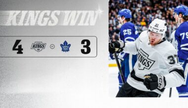 RECAP: Kings 4, Maple Leafs 3 (OT), 11/13