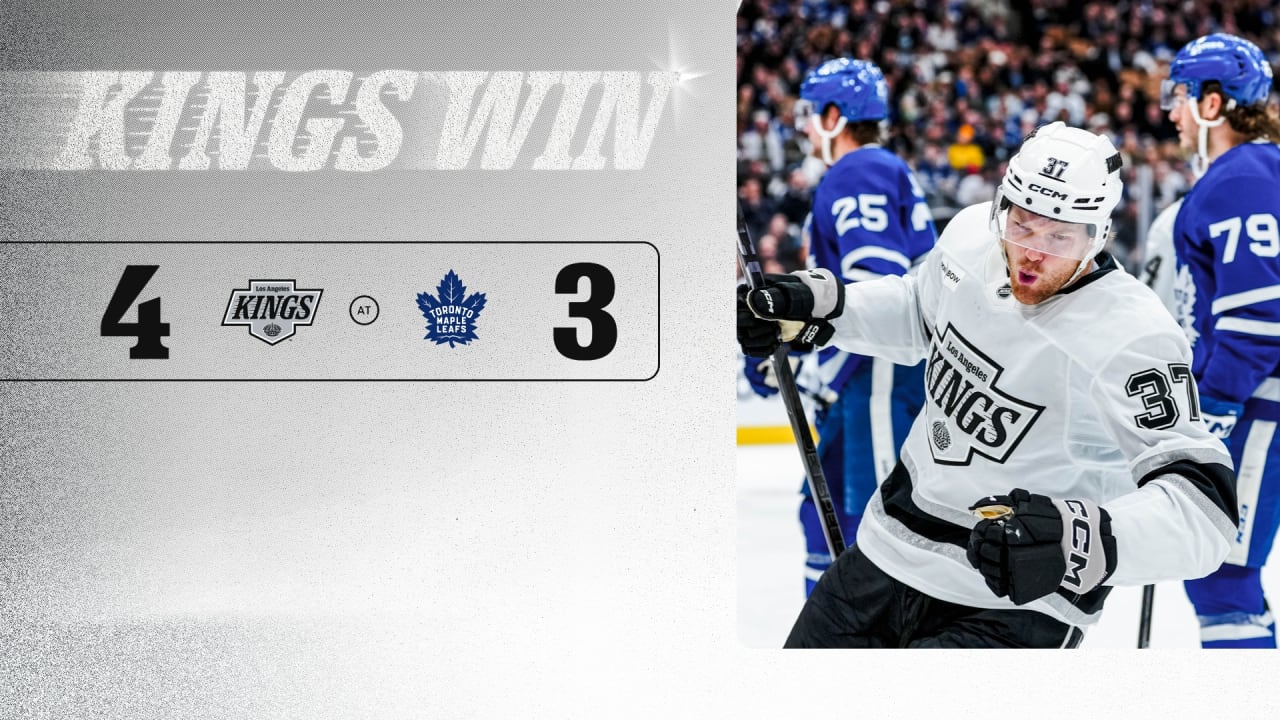 RECAP: Kings 4, Maple Leafs 3 (OT), 11/13