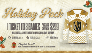 Vegas Golden Knights Announce Plans For Holiday Ticket Package