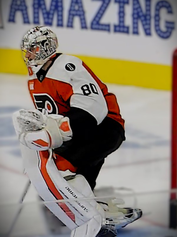 Flyers goalie Dan Vladar