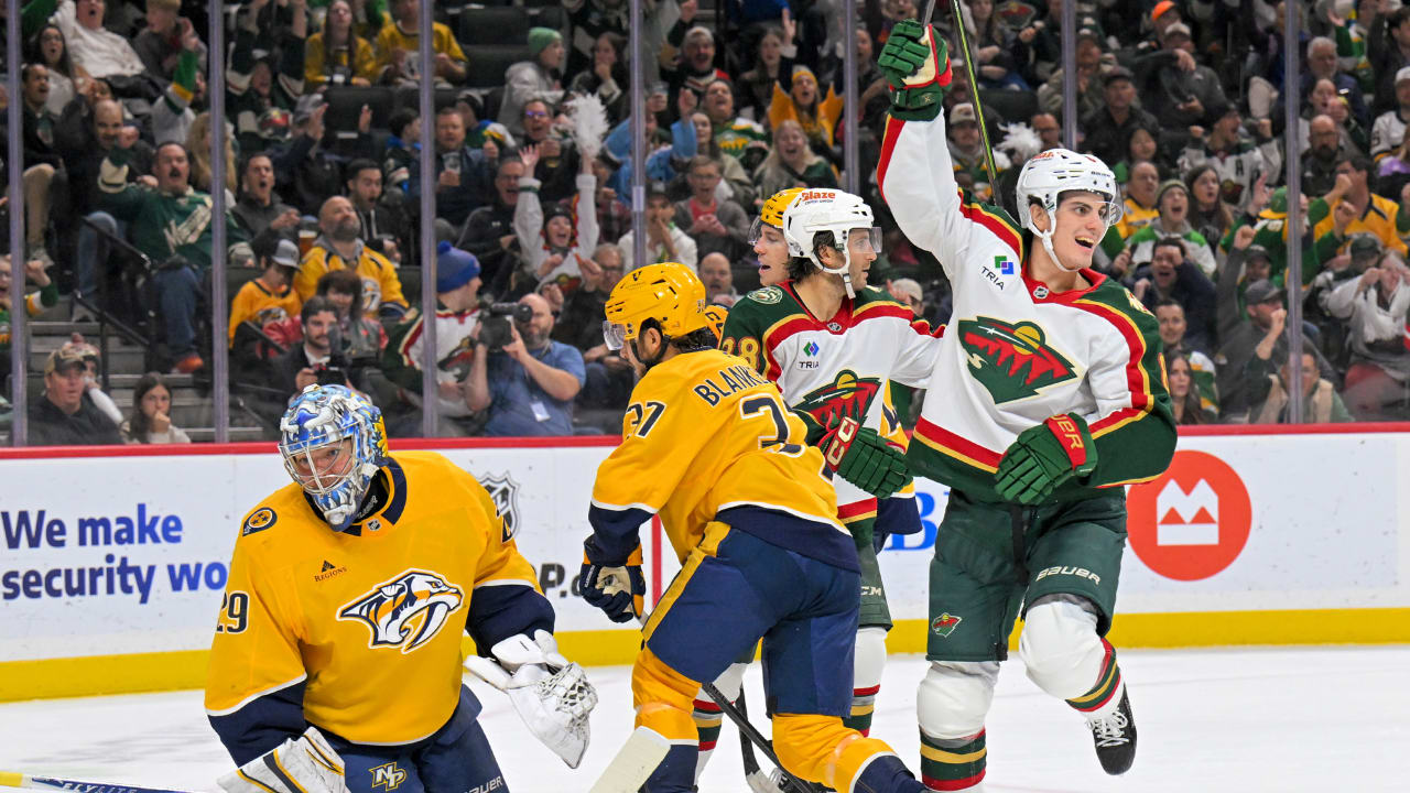 Wild top Predators in OT after allowing tying goal by Stamkos with 0.3 seconds left