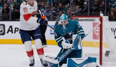 Celebrini scores 10th goal as Sharks top Panthers 3-1 for 3rd straight win