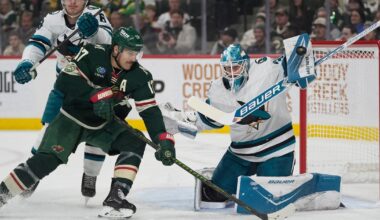 Graf scores in OT as Sharks come back to beat Wild 2-1