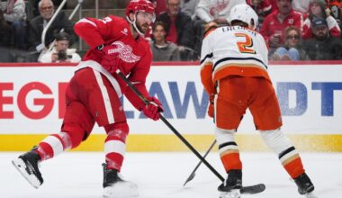 Alex DeBrincat scores twice, Red Wings beat Ducks 6-3 to end 3-game slide