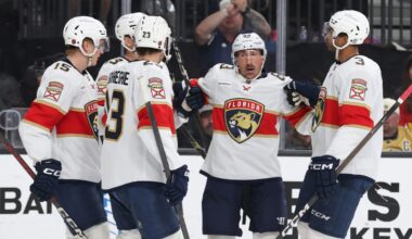 Marchand extends goal streak to 5, Panthers edge Golden Knights