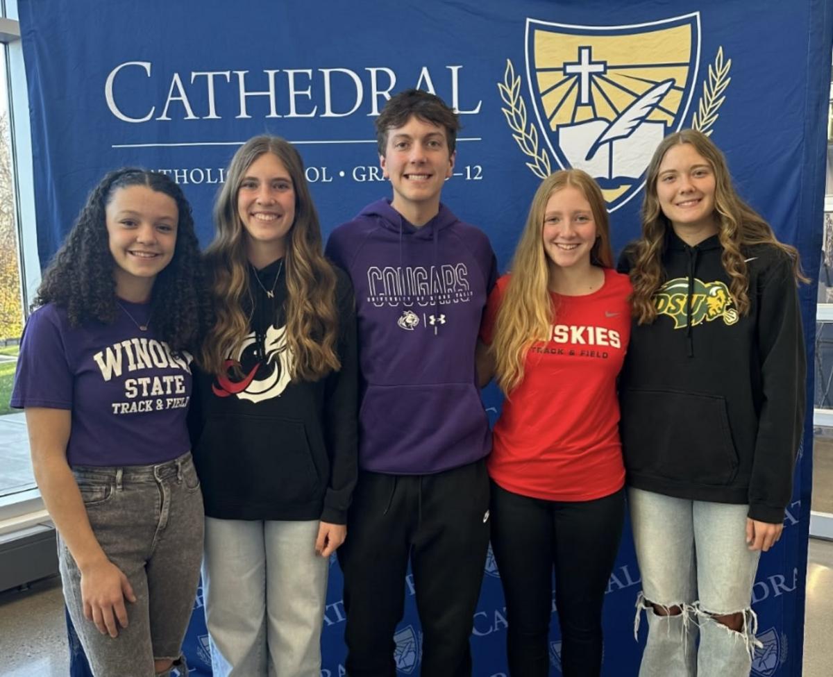Cathedral High School Athletes Celebrate College Commitments