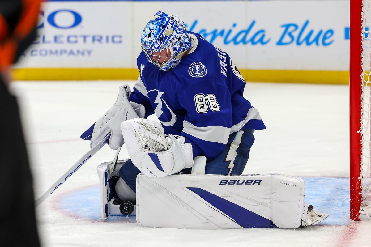 Vasilevskiy, Hagel Lead Lightning in Shutout of Flyers