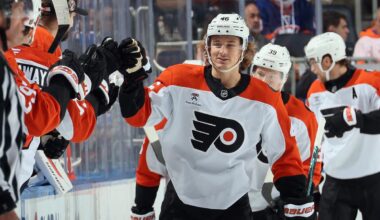 Zegras, Flyers Down Islanders in Shootout