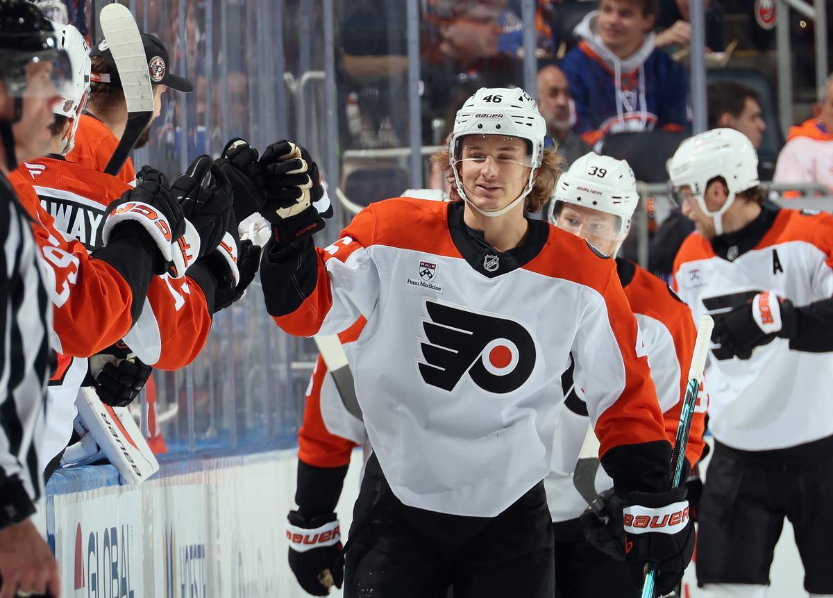 Zegras, Flyers Down Islanders in Shootout