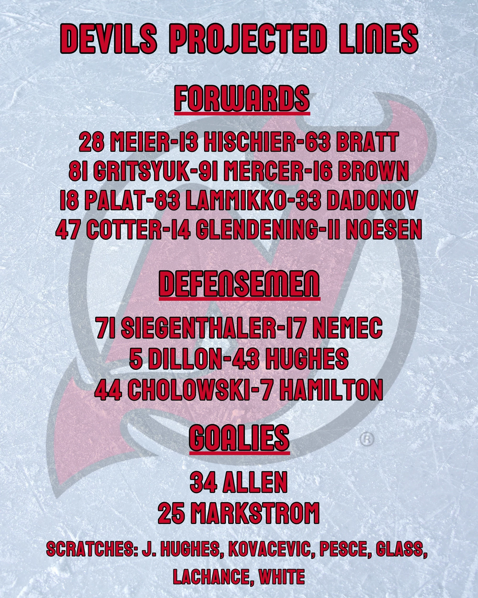 Devils Lines 11-22-2025