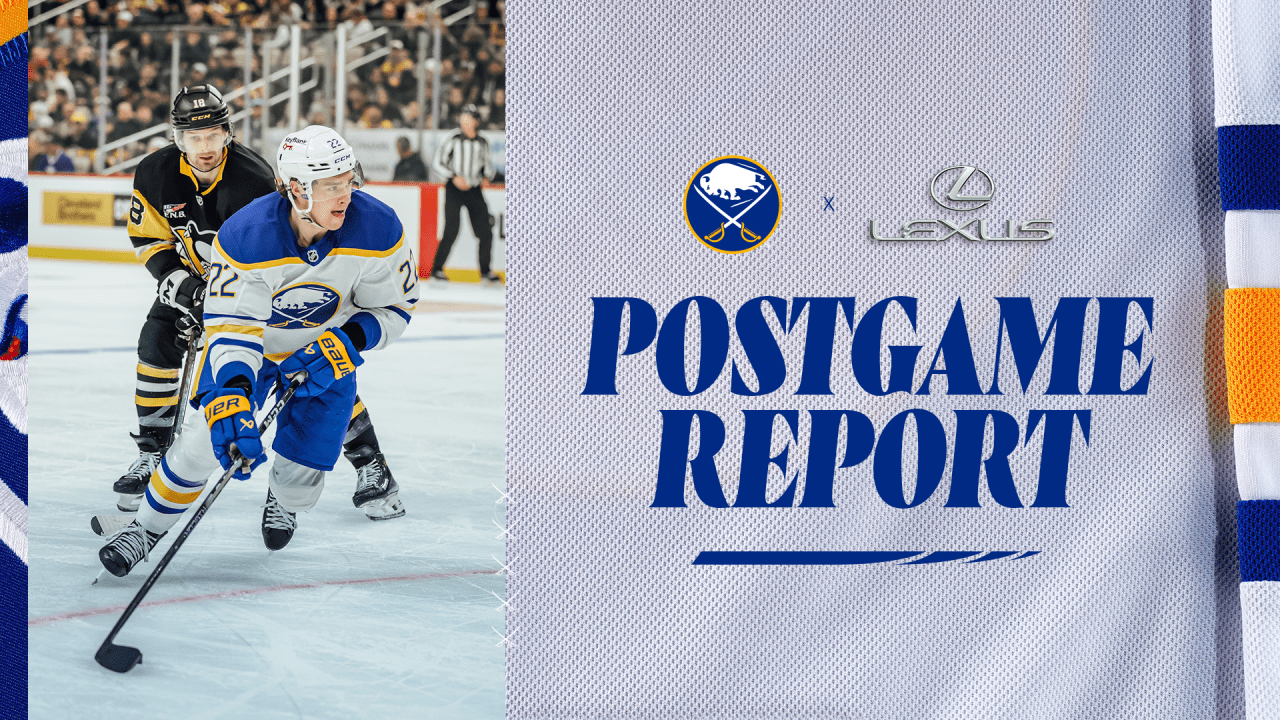 Sabres drop another tight road game in Pittsburgh