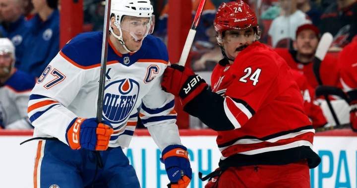 Draisaitl scores in overtime as Oilers edge Hurricanes 4-3 - Edmonton