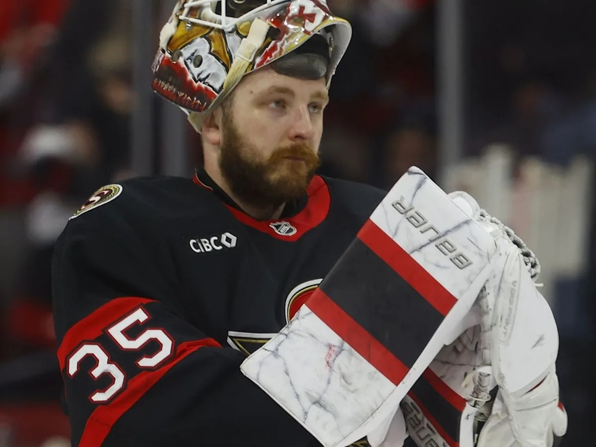 Ottawa Senators' goalie Linus Ullmark doesn't care what his critics think