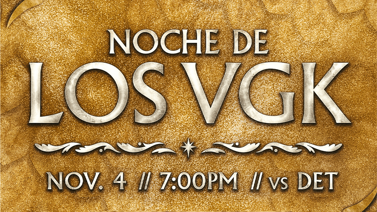 Vegas Golden Knights Announce Details of Noche de Los VGK on Tuesday, November 4