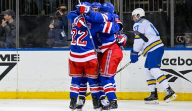 Rangers Snap Losing Streak, Beat the Blues 3-2