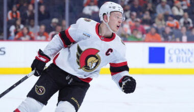 Senators' Tkachuk skates at practice, Chabot day-to-day