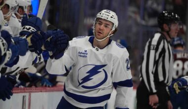 Lightning's Point Cernak won't play vs. Flyers, Kucherov good to go