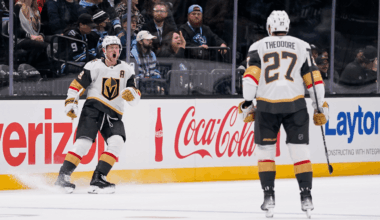 Eichel gets 3 points, Golden Knights defeat Mammoth to extend point streak to 5