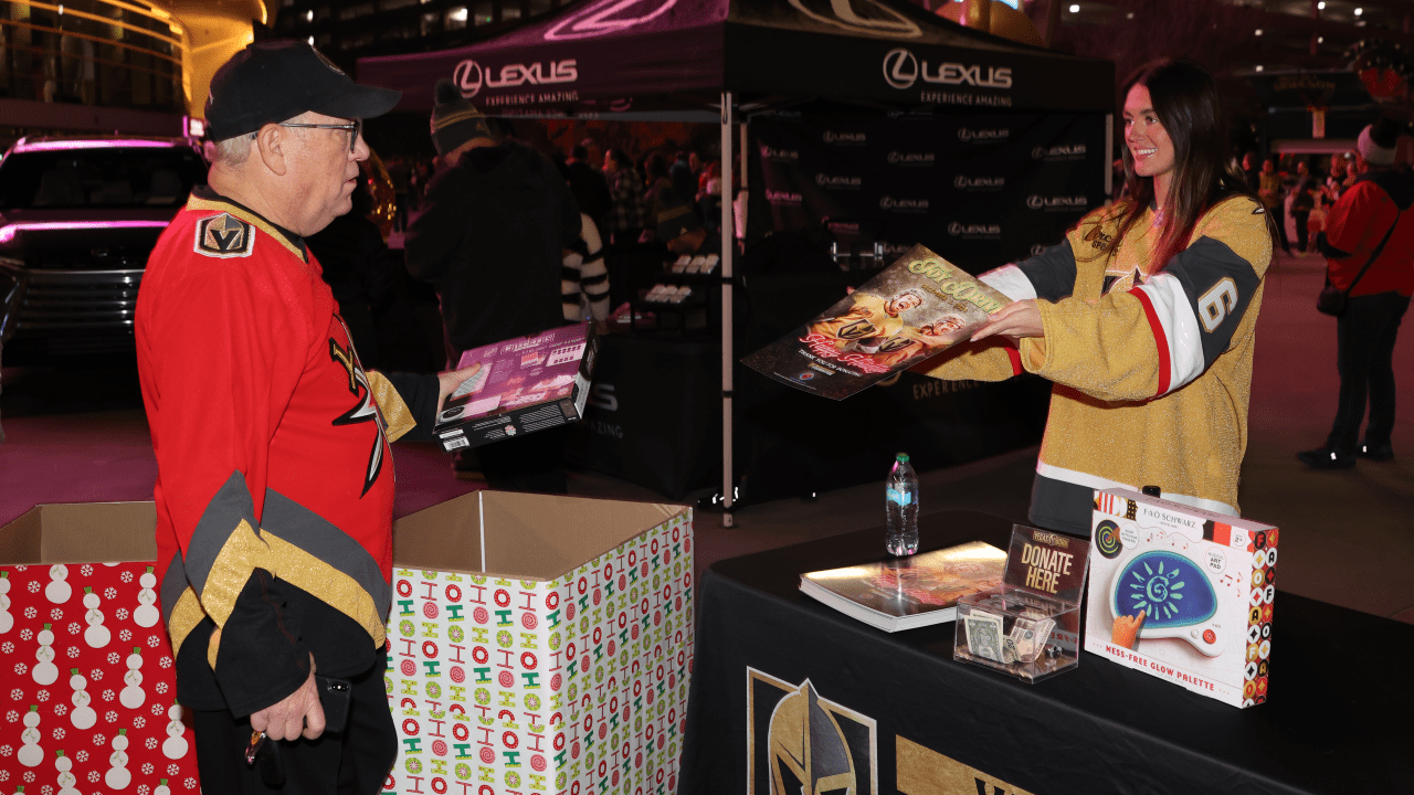 Vegas Golden Knights Foundation to Host Toy Drive on Toshiba Plaza, Tuesday, December 2