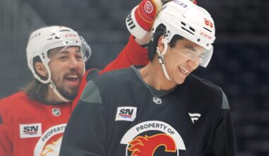 Zayne Parekh sits as a healthy scratch as Yan Kuznetsov makes season debut