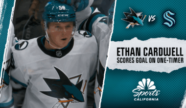 Ethan Cardwell scores goal to retake Sharks’ lead vs. Kraken – NBC Sports Bay Area & California