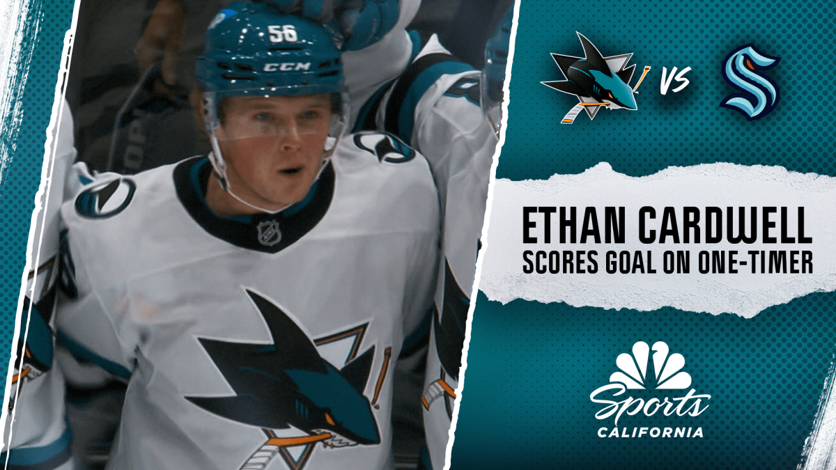 Ethan Cardwell scores goal to retake Sharks’ lead vs. Kraken – NBC Sports Bay Area & California