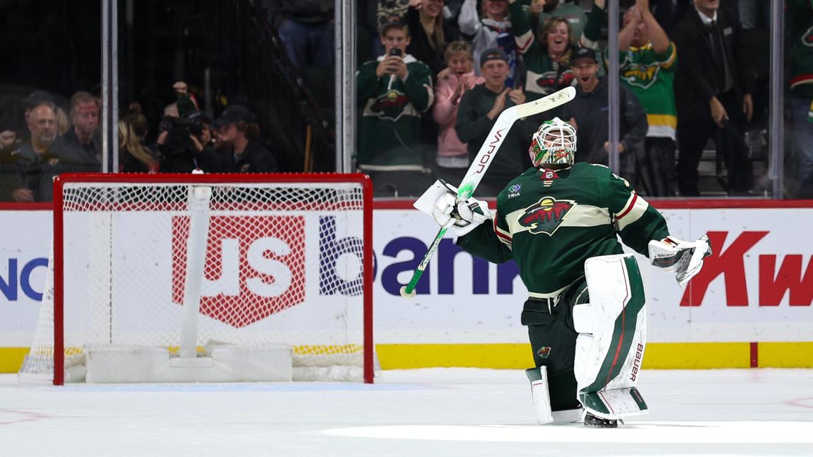 Wild goalie Jesper Wallstedt is making the most of his opportunities