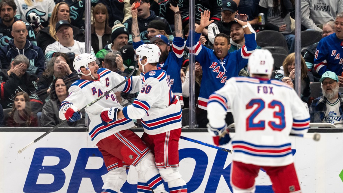 Cuylle scores in OT as Rangers beat Kraken 3-2