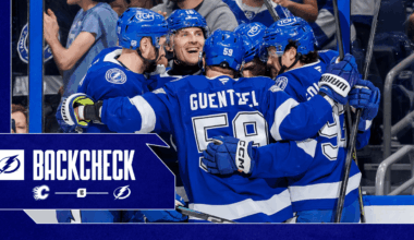 The Backcheck: Wednesday’s energized start pushes Bolts win streak to five games