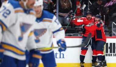 Patrick Smith/Getty Images via CNN NewsourceOvechkin secured the milestone in the second period of the team