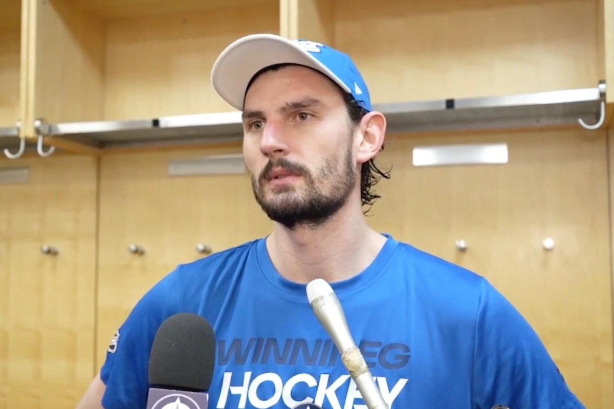 Connor Hellebuyck will miss upcoming game against Capitals after undergoing minor knee surgery