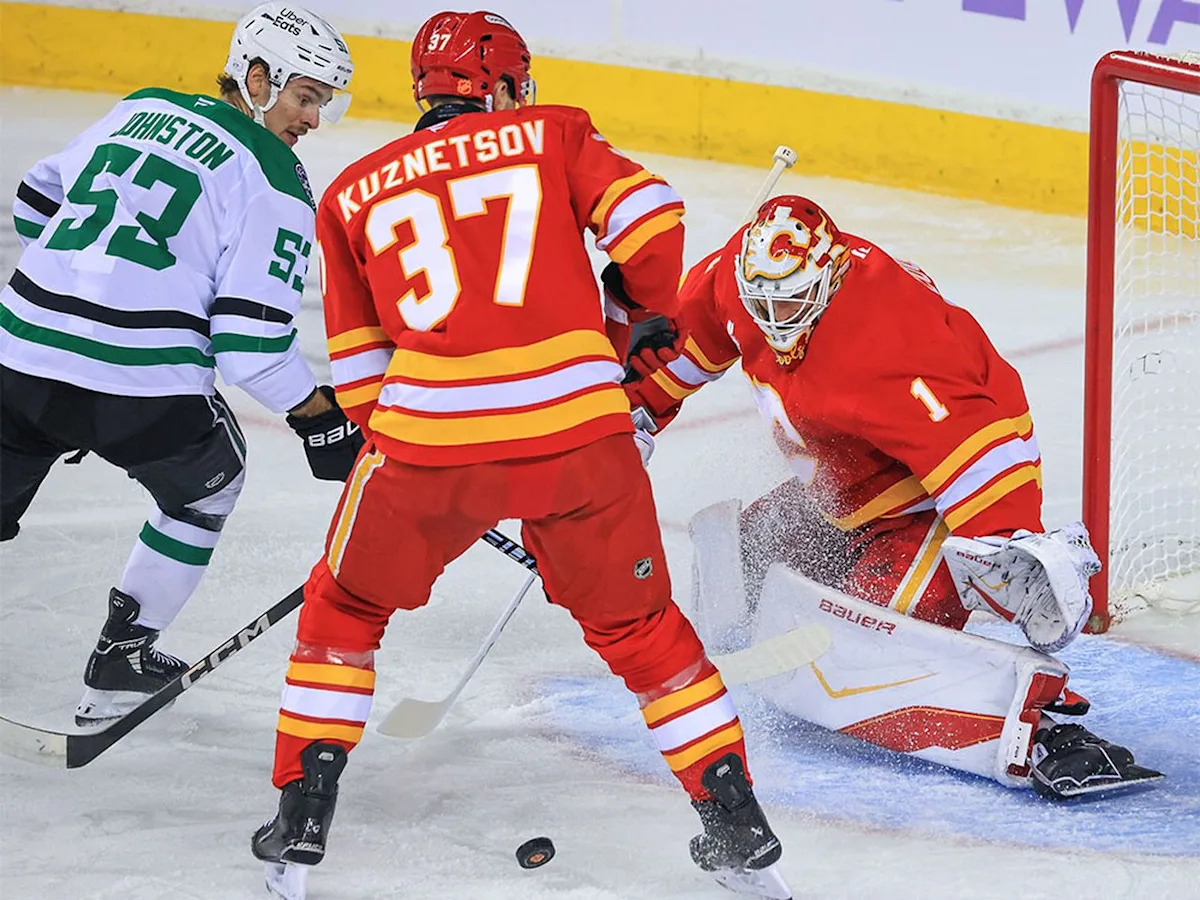 How Yan Kuznetsov prepared for his shot with Flames, and why he’s now in NHL to stay