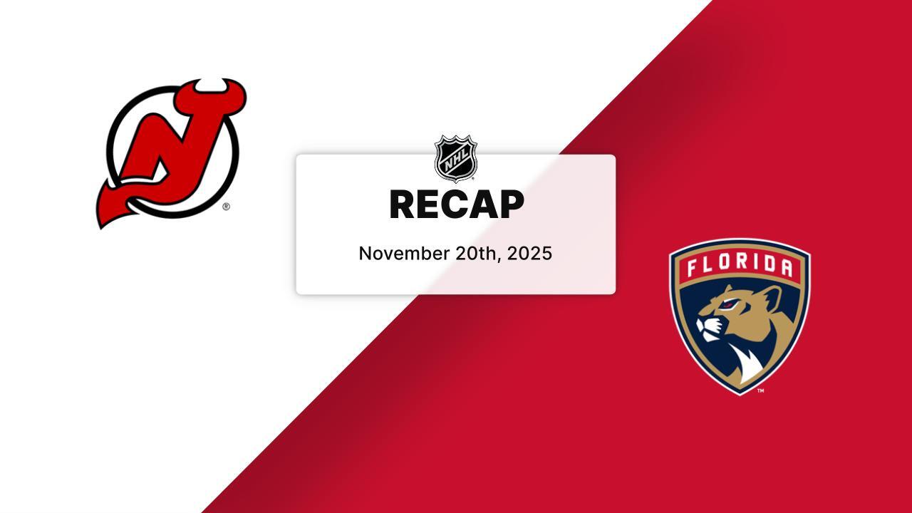 Panthers 1, Devils 0 | HIGHLIGHTS