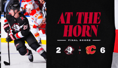 At the Horn | Flames 6 - Sabres 2