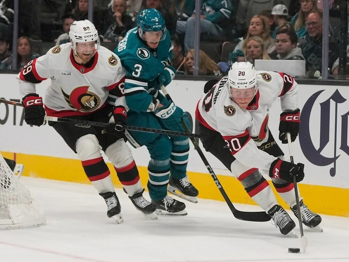 Takeaways: Ottawa Senators take a bite out of San Jose Sharks, winning 3-2