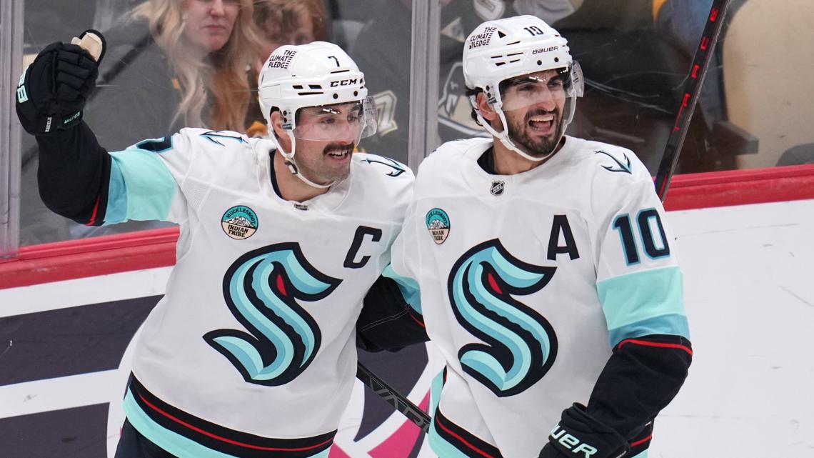 Montour's OT winner carries Seattle Kraken past Pittsburgh Penguins, 3-2