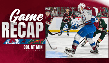 Avalanche Falls 3-2 to Wild in Shootout