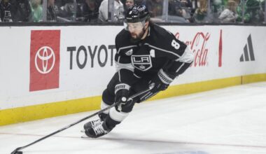 Drew Doughty Returns To, Warren Foegele Leaves Kings' Practice