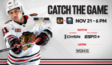 PREVIEW: Chicago Travels to Buffalo for Friday Night Matchup