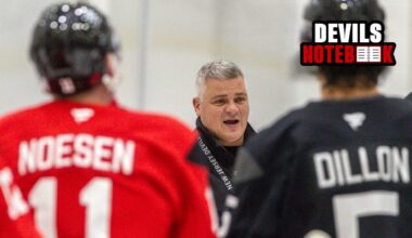 Devils Practice Ahead of Busy Stretch | NOTEBOOK