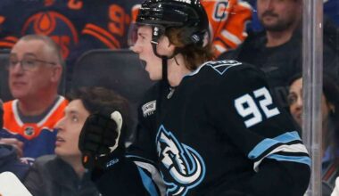 NHL roundup: Logan Cooley scores career-high four goals in Mammoth win over Vegas