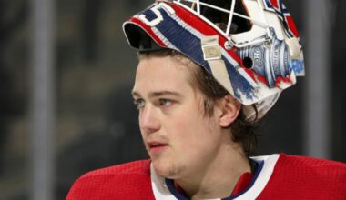 Martin St. Louis commente le travail de Samuel Montembeault après la défaite de 5 à 1