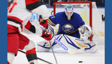 Malenstyn shines, Luukkonen blocks 28 as Sabres top East-leading Hurricanes 4-1