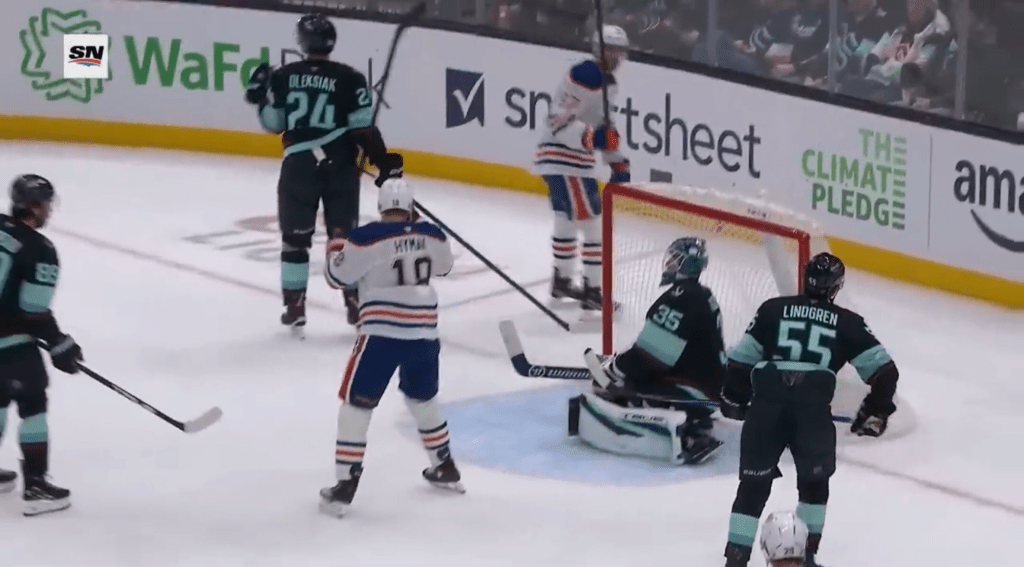 Edmonton Oilers, trying to right the ship, begin by once again owning the Seattle Kraken in 4–0 win