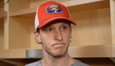 Eetu Luostarinen out week-to-week for Florida Panthers after suffering burns during a barbecue accident