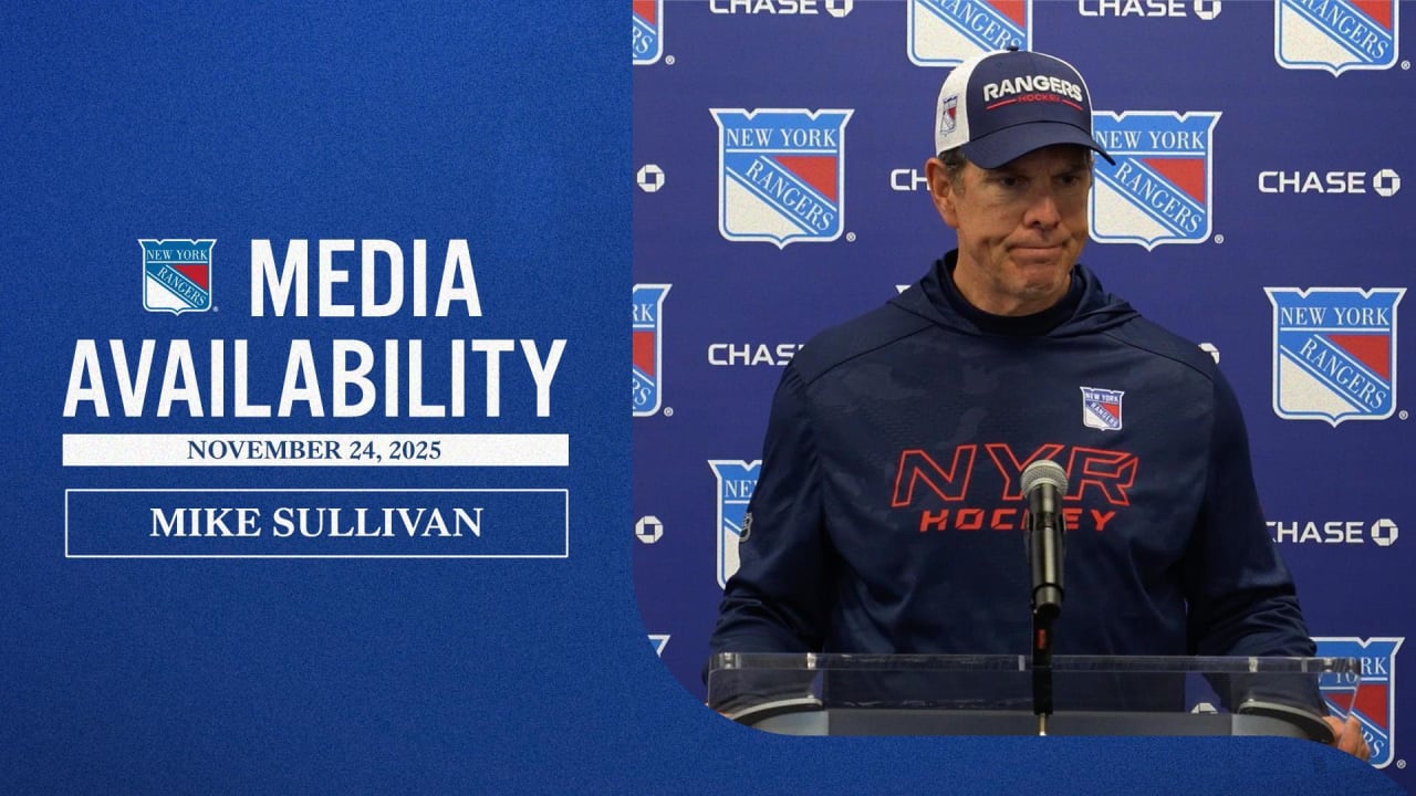 Pregame: Mike Sullivan | New York Rangers