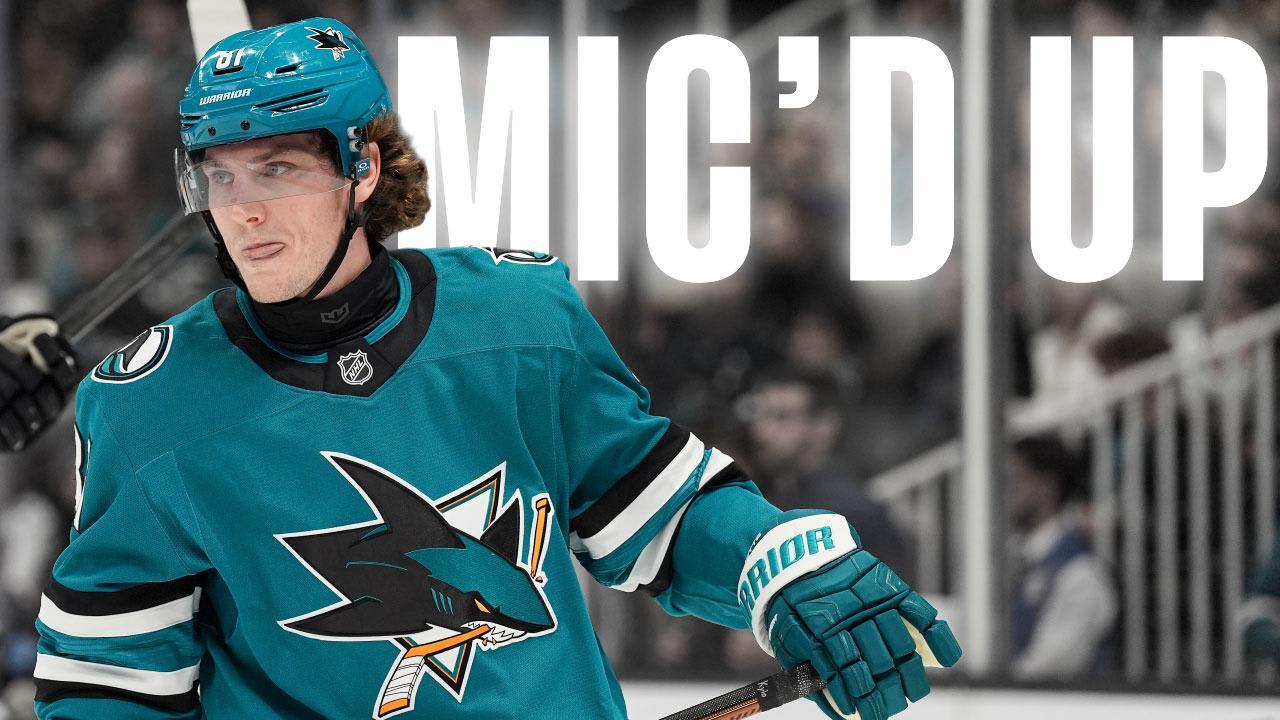 Mic'd Up: Adam Gaudette | San Jose Sharks