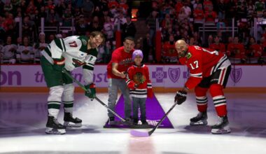 Foligno Face-Off will help Marcus of Wild, Nick of Blackhawks fight cancer to honor mom