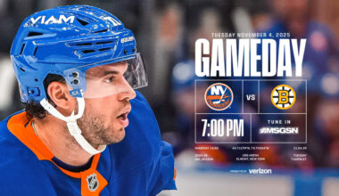 Game Preview: Islanders vs Bruins Nov. 4