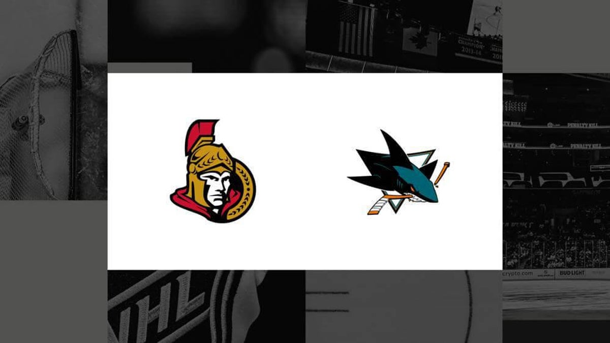 How to watch Senators vs. Sharks: TV channel and streaming options for November 22
